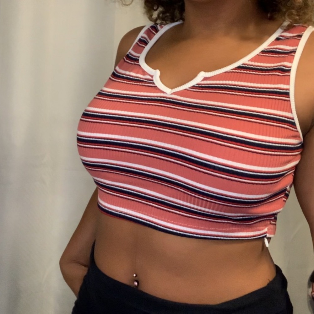 Striped Halter Top